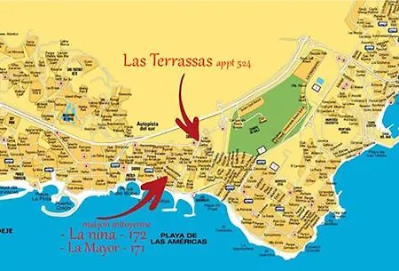 La Mayor Bungamerica Au Bord De L'ocean Residentiel Playa de las Americas (Tenerife)